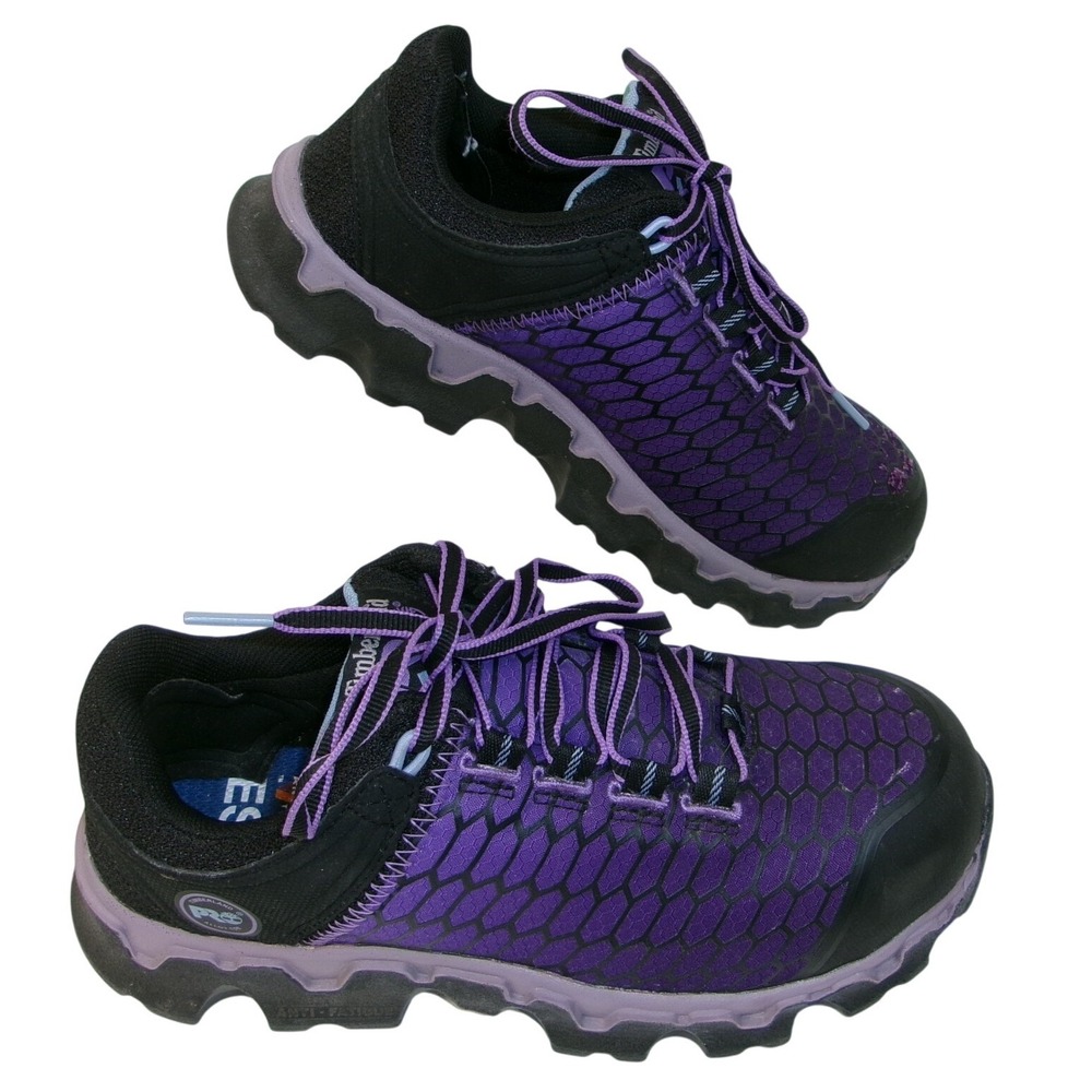 Timberland PRO Purple and Black Women's Work Shoes